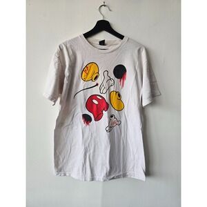 Freshjive 2009 Animal Study Graphic White‎ T-Shirt M Cotton Disney Mickey Mouse